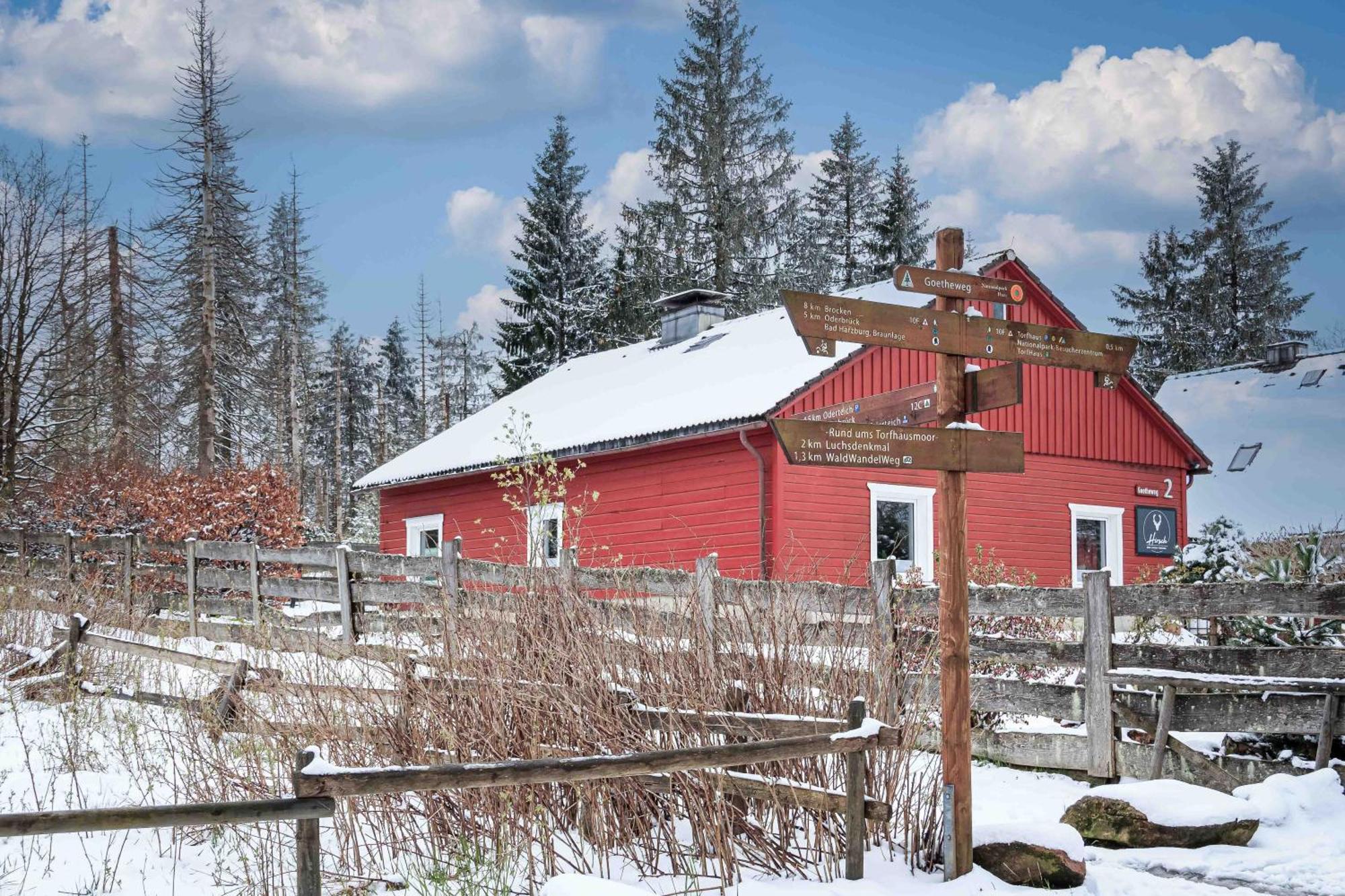 Gruppen & Familien-Ferienhaus Haensel Torfhaus Exterior foto